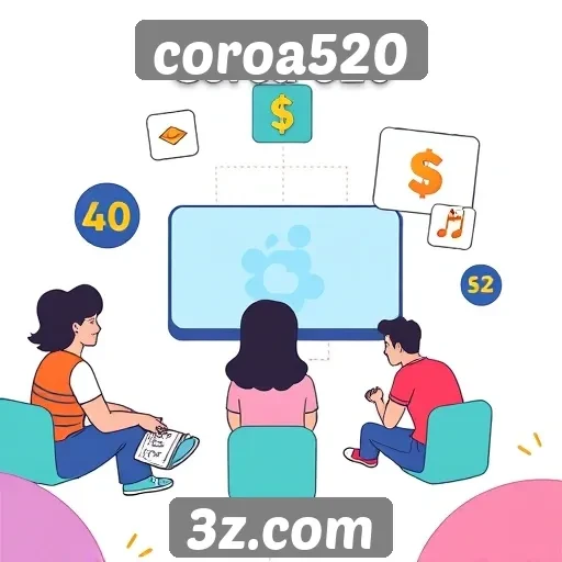 Principais recursos do site Coroa520