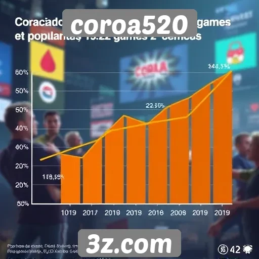 Estatísticas de crescimento do coroa520 no mercado de games